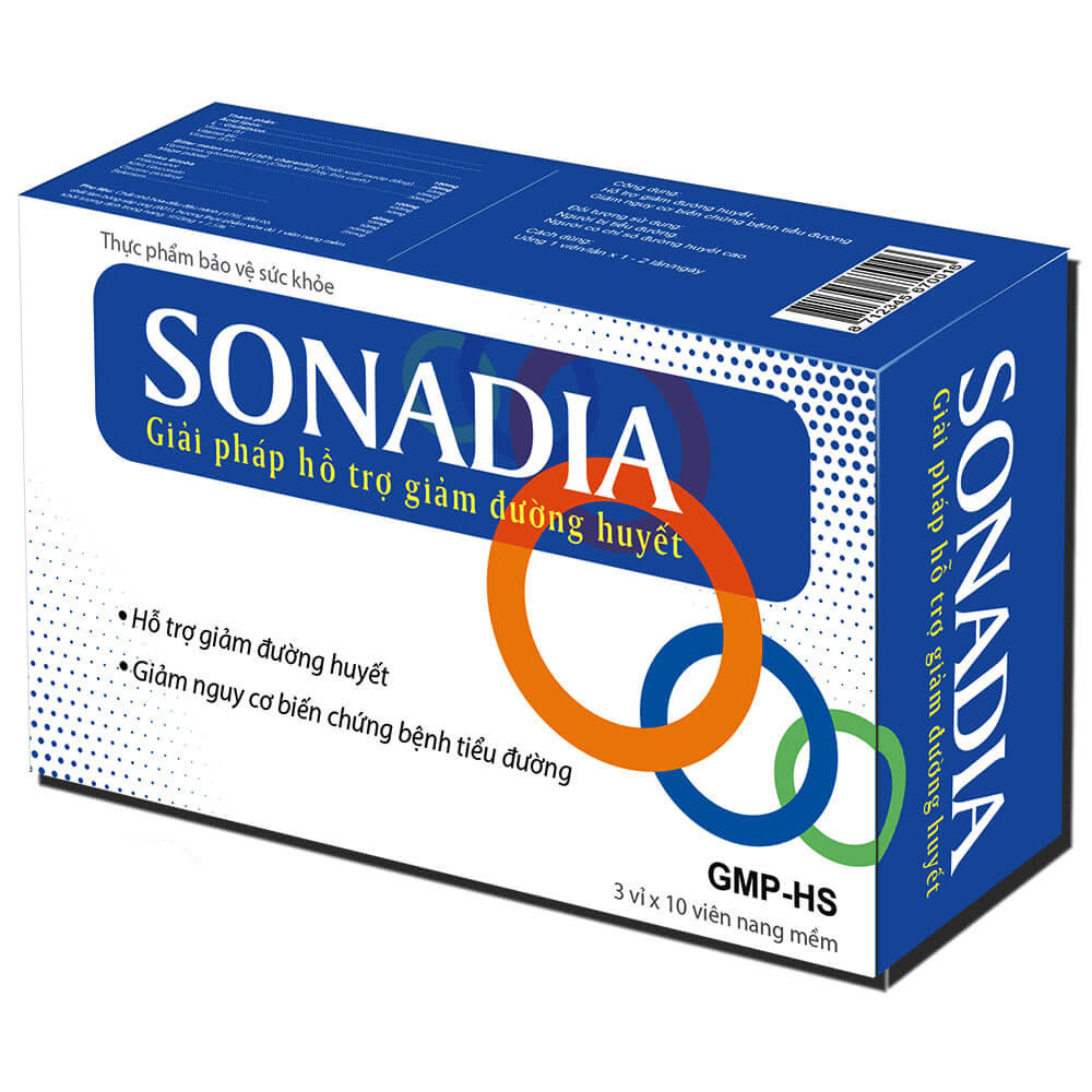 SONADIA - Cho người bệnh tiểu đường - Sonapharm VN